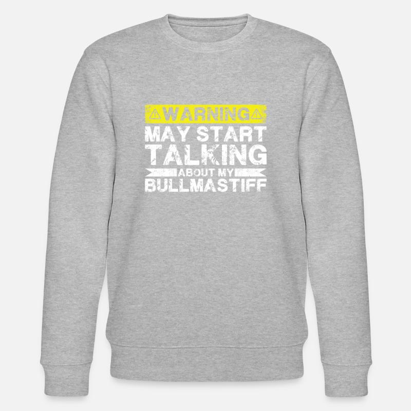 En parlant de Bullmastiff - Sweat bio CHANGER Stanley/Stella Unisexe - gris chiné