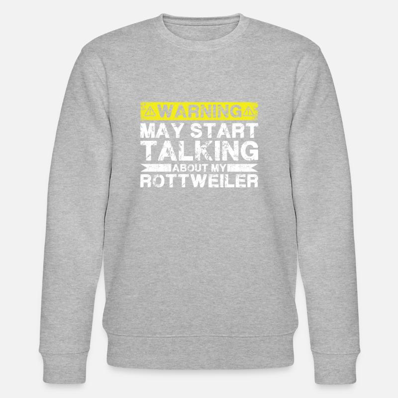 En parlant de Rottweilers - Sweat bio CHANGER Stanley/Stella Unisexe - gris chiné