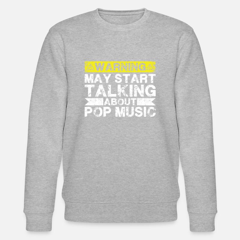 Apropos Popmusik - Stanley/Stella Unisex Bio-Sweatshirt CHANGER  - Grau meliert