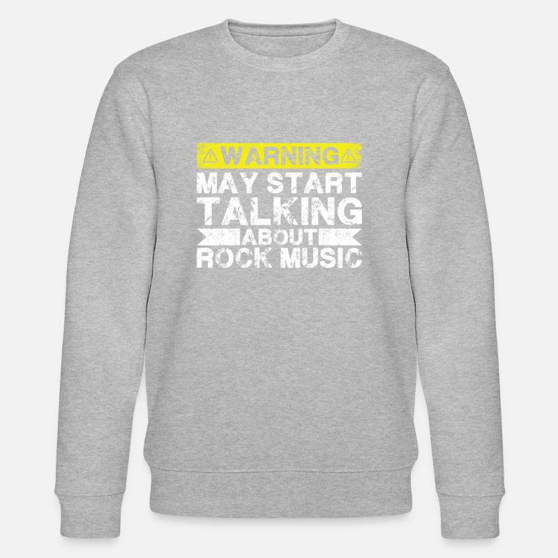 Über Rockmusik Sprechen - Stanley/Stella Unisex Bio-Sweatshirt CHANGER - Grau meliert