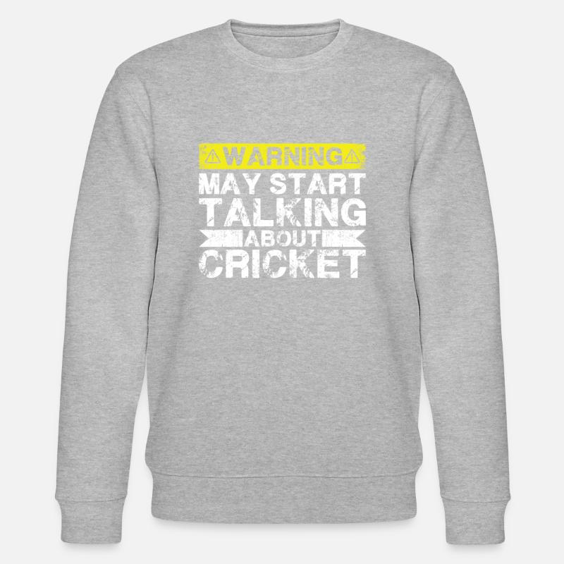 Apropos Cricket - Stanley/Stella Unisex Bio-Sweatshirt CHANGER  - Grau meliert