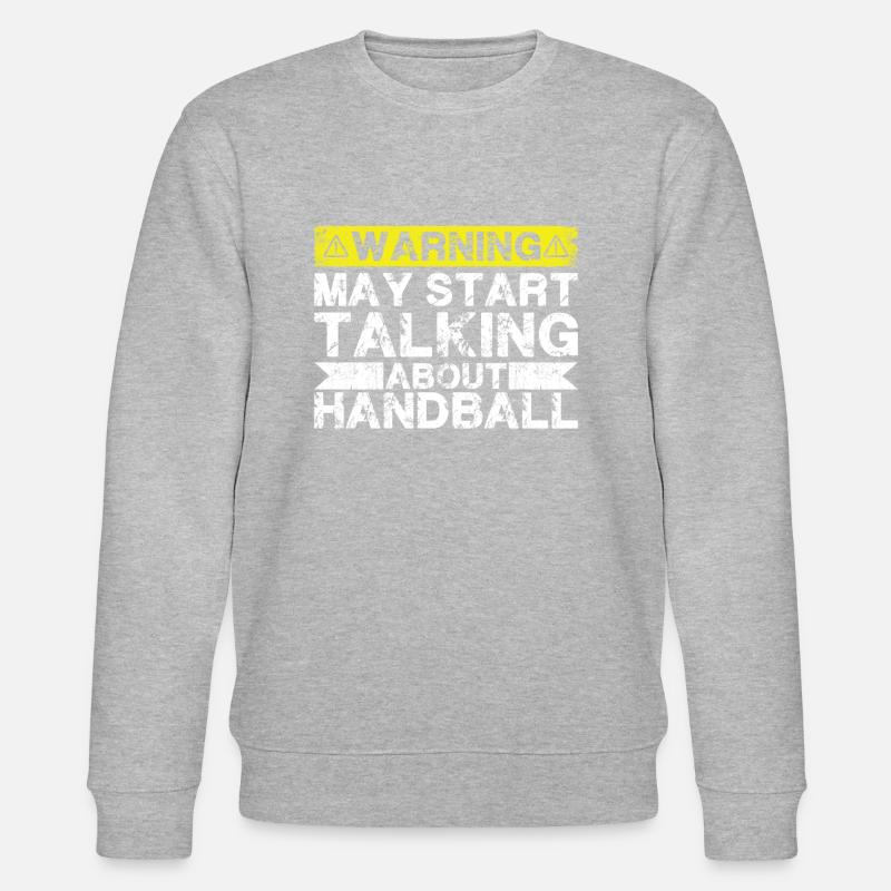 Apropos Handball - Stanley/Stella Unisex Bio-Sweatshirt CHANGER  - Grau meliert