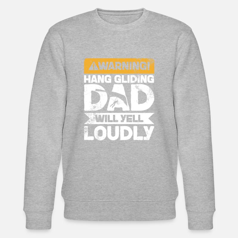 Avertissement Cris - Hanggleitvater - Sweat bio CHANGER Stanley/Stella Unisexe - gris chiné