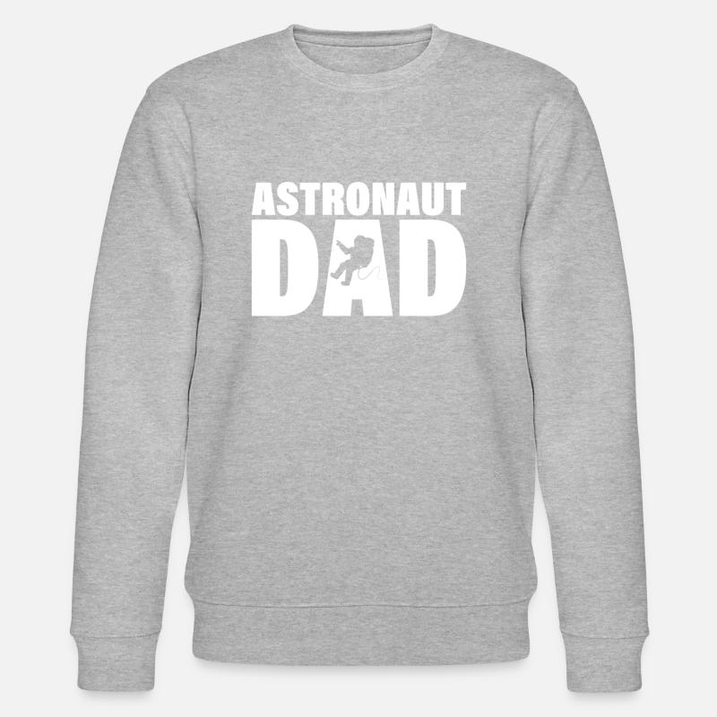 Job - Astronaute Papa - Sweat bio CHANGER Stanley/Stella Unisexe - gris chiné