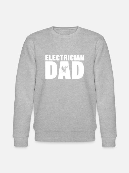 Job - Electrician father - Stanley/Stella CHANGER Unisex Organic Sweatshirt - heather grey