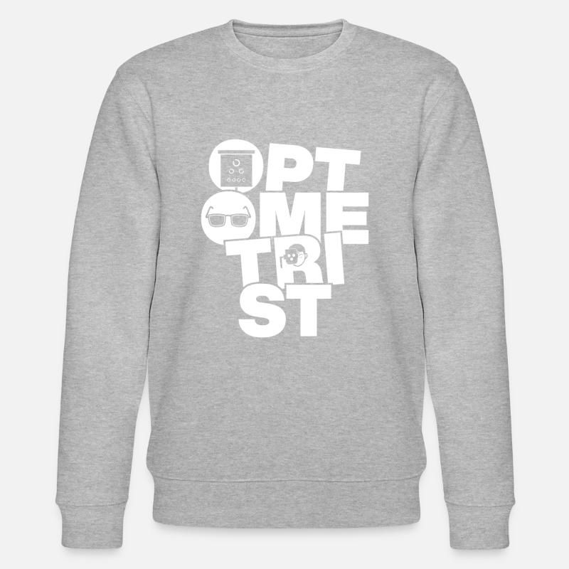 Optometrie Berufsjob - Optiker - Stanley/Stella Unisex Bio-Sweatshirt CHANGER  - Grau meliert