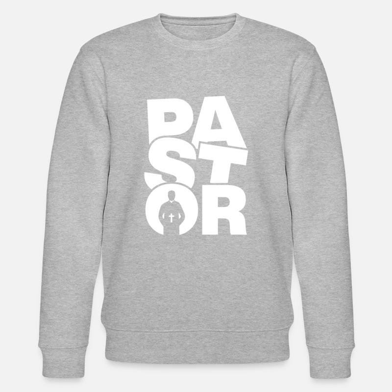 Travail professionnel - Pasteur - Sweat bio CHANGER Stanley/Stella Unisexe - gris chiné