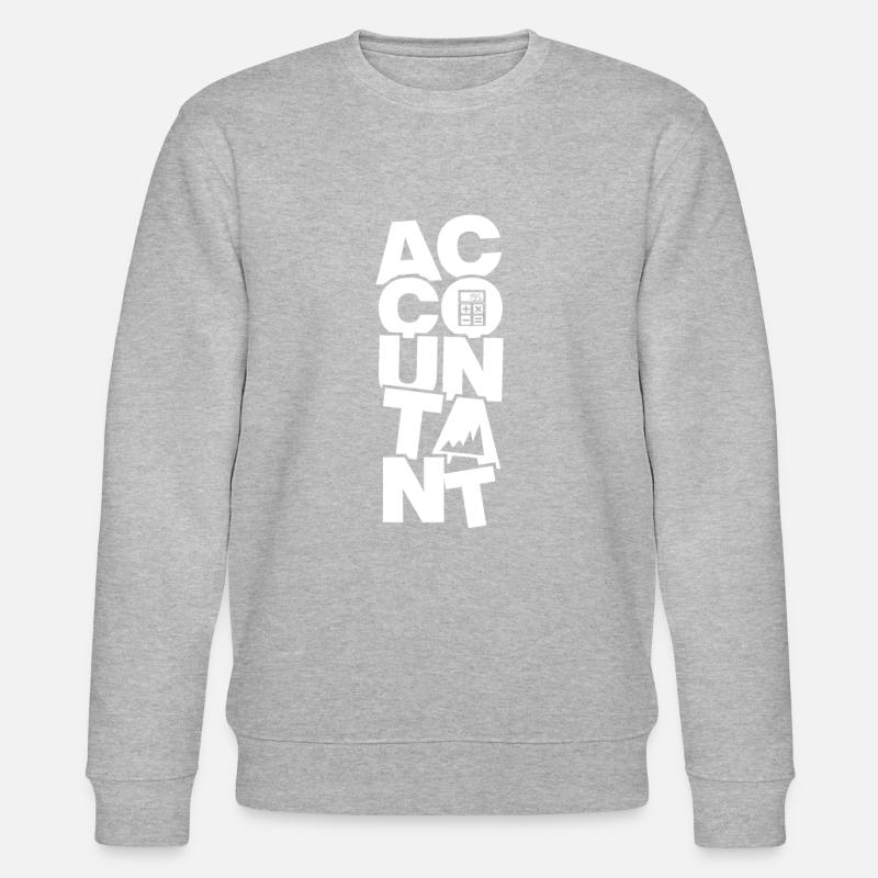Profession comptable - Comptable - Sweat bio CHANGER Stanley/Stella Unisexe - gris chiné