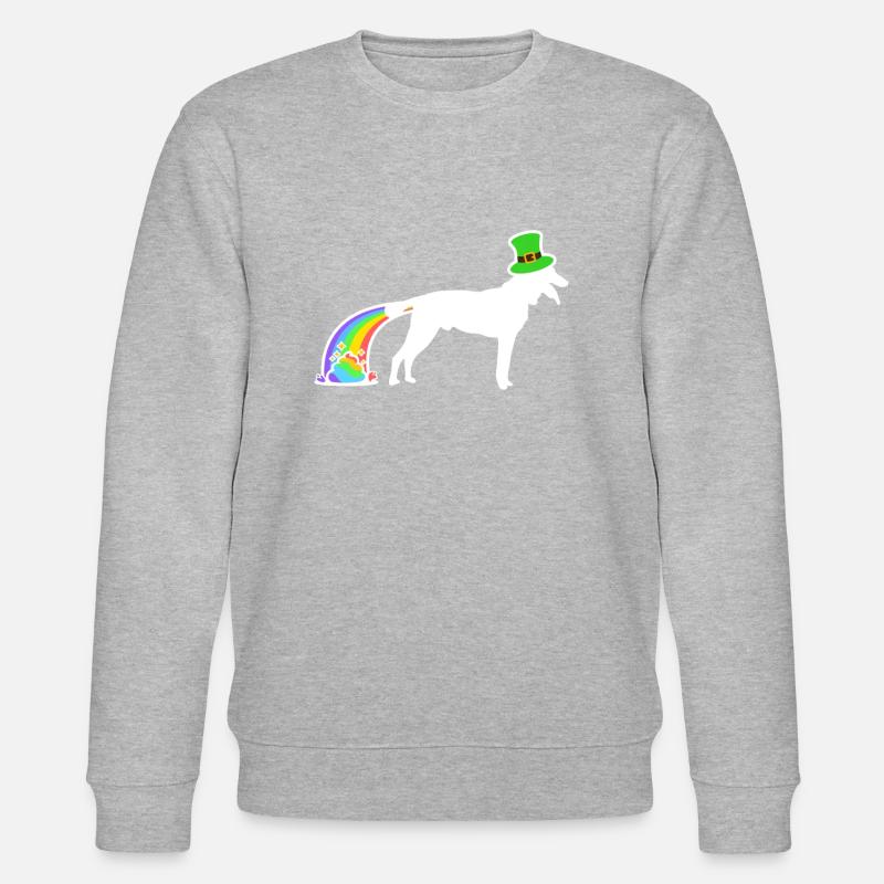 Chien de Saint-Patrick - Tervuren belge - Sweat bio CHANGER Stanley/Stella Unisexe - gris chiné