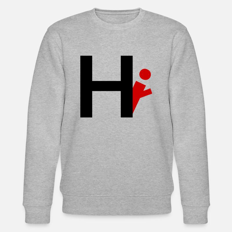 Hi Geschenk - Stanley/Stella Unisex Bio-Sweatshirt CHANGER  - Grau meliert