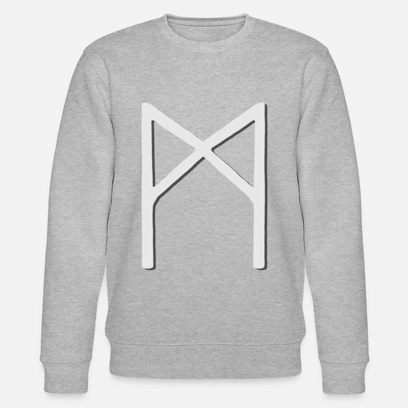 Futhark Runenalphabet Mannaz - Stanley/Stella Unisex Bio-Sweatshirt CHANGER  - undefined