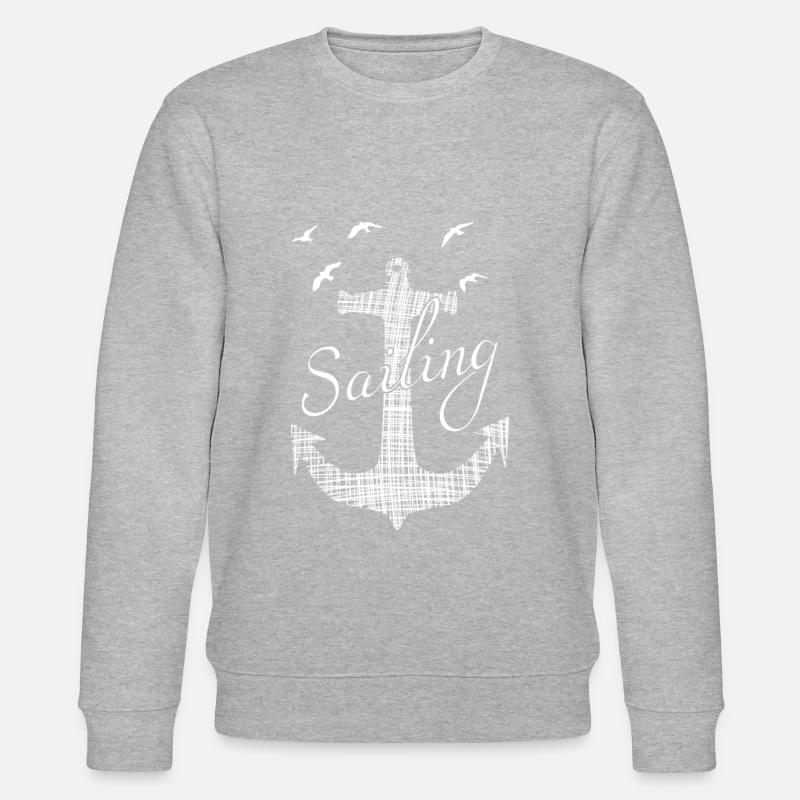 Sailing Captain - Stanley/Stella Unisex Bio-Sweatshirt CHANGER  - Grau meliert