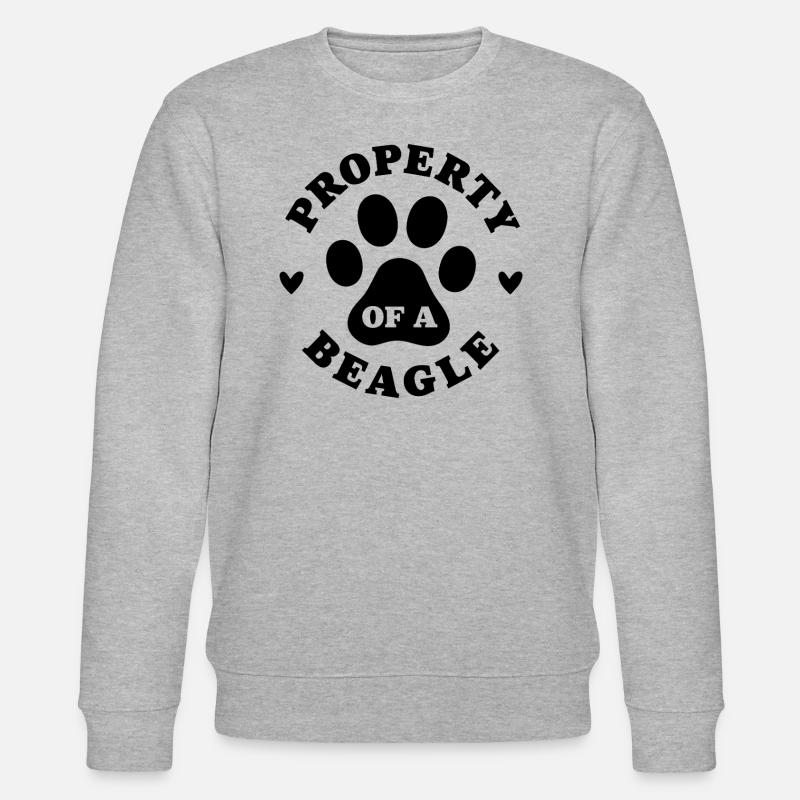 Propriété d’un Beagle - Sweat bio CHANGER Stanley/Stella Unisexe - gris chiné