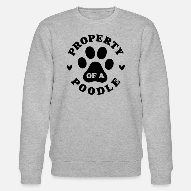 Propriété d’un caniche - Sweat bio CHANGER Stanley/Stella Unisexe - gris chiné