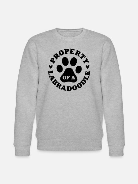 Eigentum eines Labradoodles - Stanley/Stella Unisex Bio-Sweatshirt CHANGER - Grau meliert