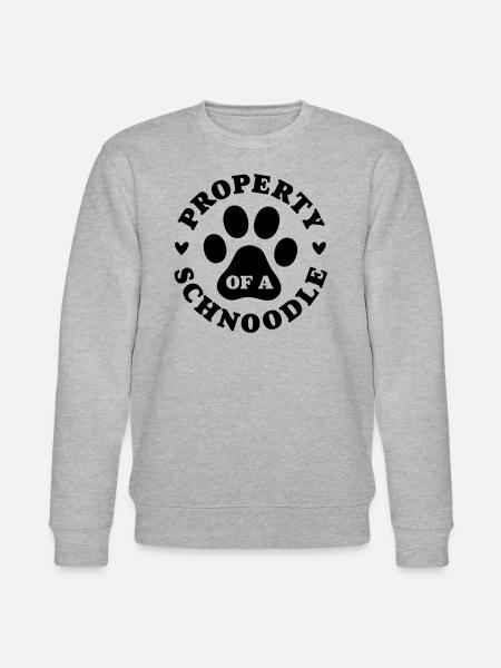 Eigentum eines Schnoodles - Stanley/Stella Unisex Bio-Sweatshirt CHANGER - Grau meliert