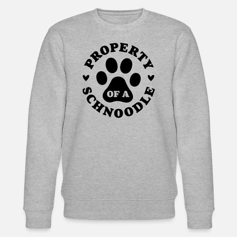 Propriété d’un Schnoodle - Sweat bio CHANGER Stanley/Stella Unisexe - gris chiné