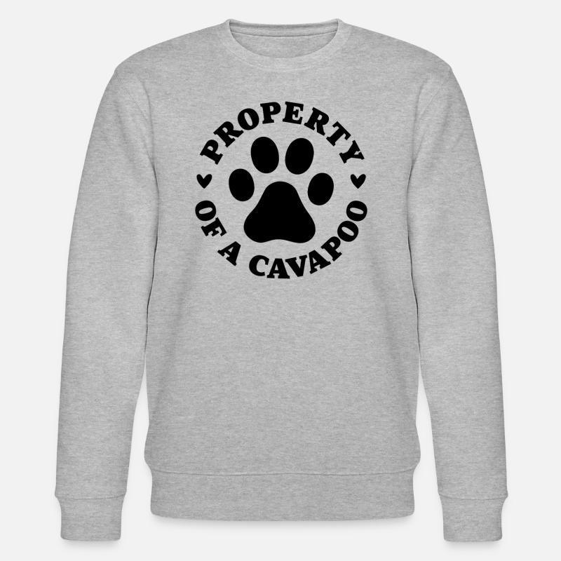Propriété d’un Cavapoo - Sweat bio CHANGER Stanley/Stella Unisexe - gris chiné