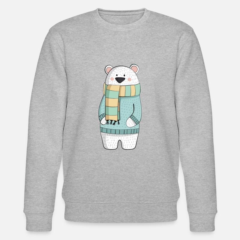 Hiver de Eisbaer - Sweat bio CHANGER Stanley/Stella Unisexe - gris chiné