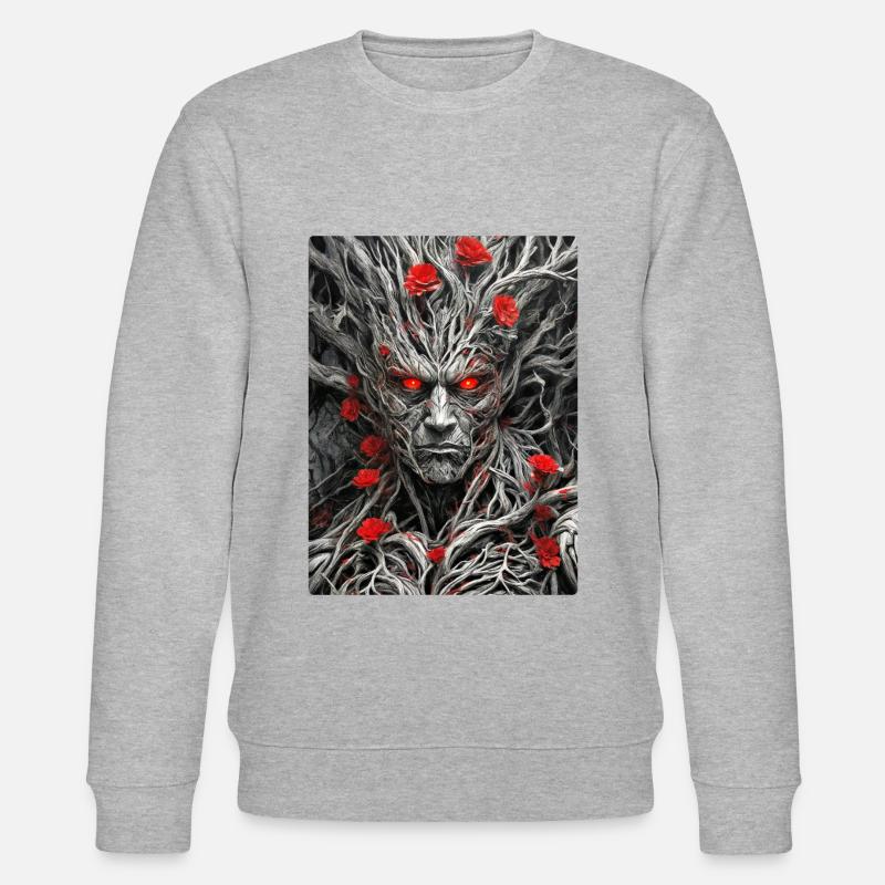 Spooky Plants 1.12 - Stanley/Stella CHANGER Unisex Organic Sweatshirt - heather grey