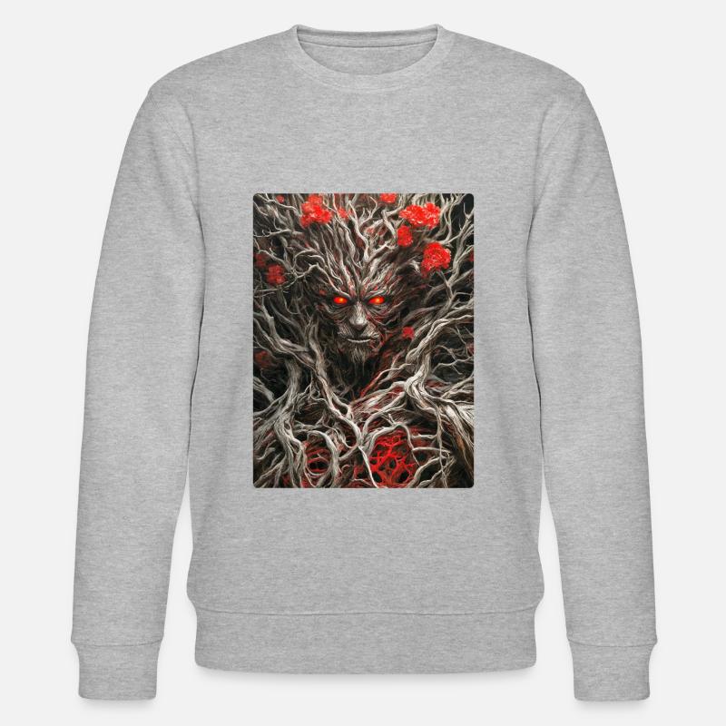 Spooky Plants 1.20 - Stanley/Stella CHANGER Unisex Organic Sweatshirt - heather grey