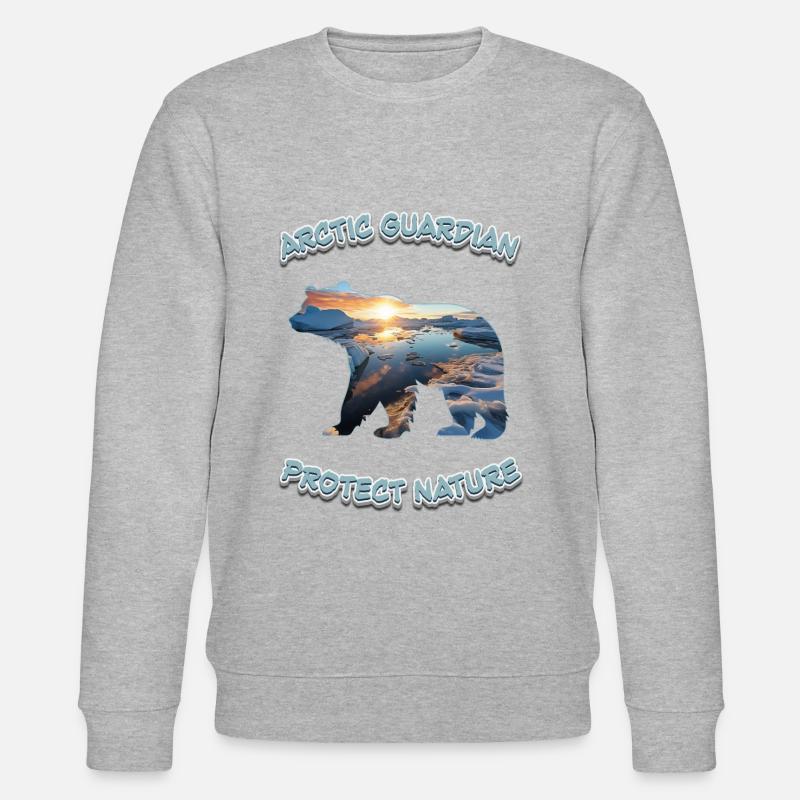 Arctic Guardian - Stanley/Stella Unisex Bio-Sweatshirt CHANGER  - Grau meliert