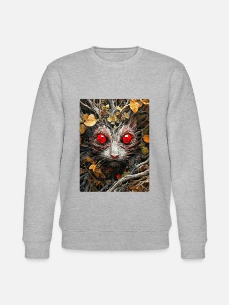 Spooky Plants Mouse 1.2 - Stanley/Stella CHANGER Unisex Organic Sweatshirt - heather grey