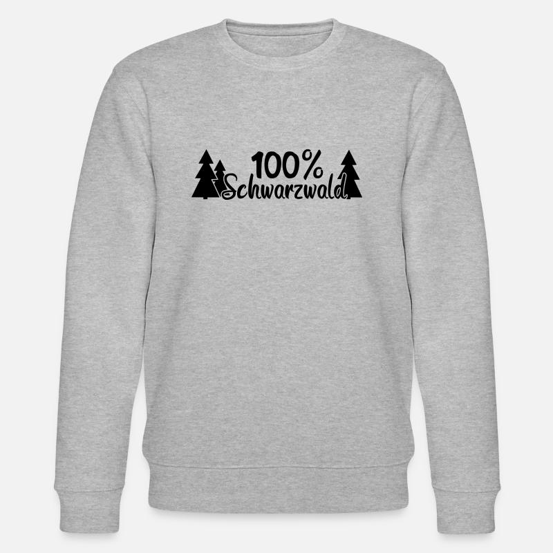 100% Schwarzwald - Stanley/Stella Unisex Bio-Sweatshirt CHANGER  - Grau meliert