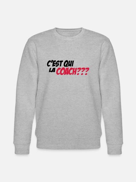 LA COACH - Sweat bio CHANGER Stanley/Stella Unisexe - gris chiné