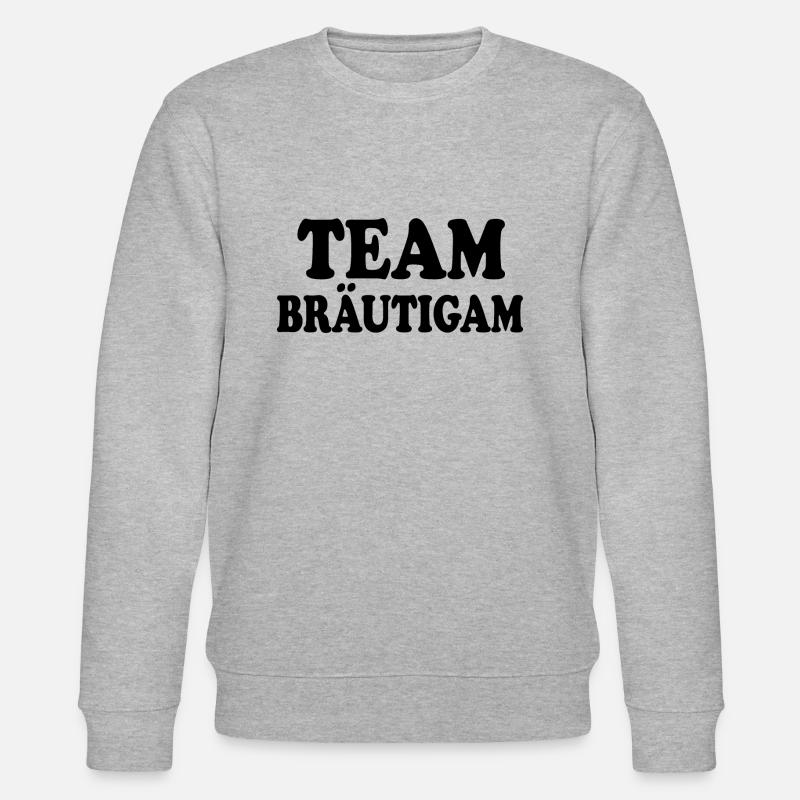 Team bräutigam - Stanley/Stella Unisex Bio-Sweatshirt CHANGER  - Grau meliert