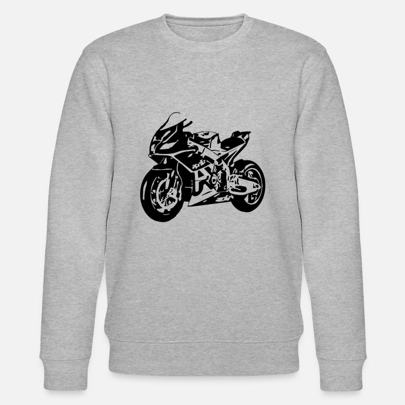 Motorrad - Stanley/Stella Unisex Bio-Sweatshirt CHANGER  - Grau meliert
