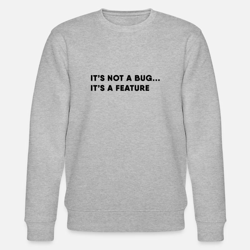 Software Entwickler - Bug - Stanley/Stella Unisex Bio-Sweatshirt CHANGER  - Grau meliert