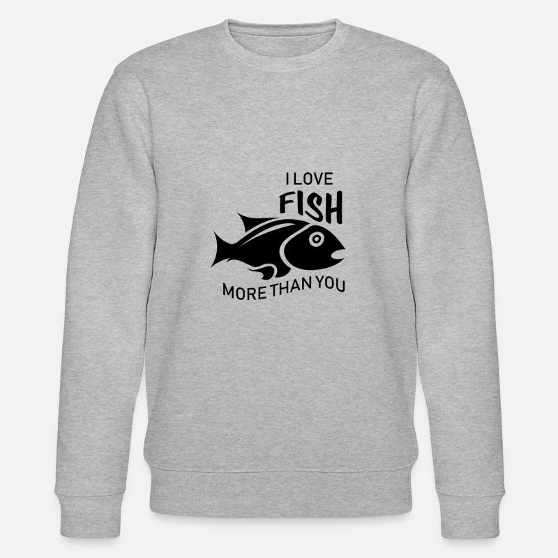 Aquarium de pêche des pêcheurs - Sweat bio CHANGER Stanley/Stella Unisexe - gris chiné