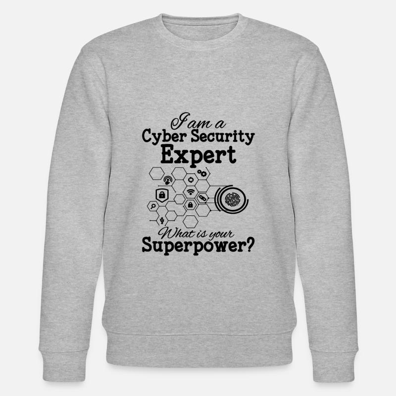 Expert en cybersécurité - Sweat bio CHANGER Stanley/Stella Unisexe - gris chiné
