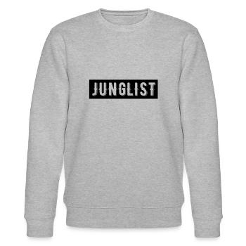 Drum And Bass Junglist - Sweat bio CHANGER Stanley/Stella Unisexe - gris chiné - Devant - Nik (191cm) & Marisol (170cm)