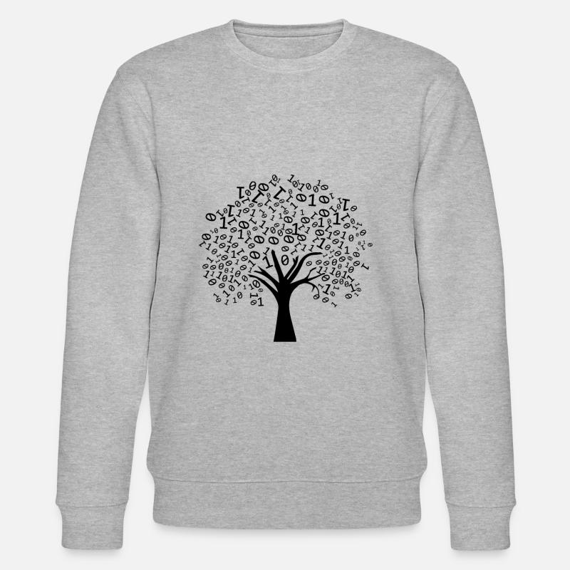 Programmeur Arbre binaire - Sweat bio CHANGER Stanley/Stella Unisexe - gris chiné