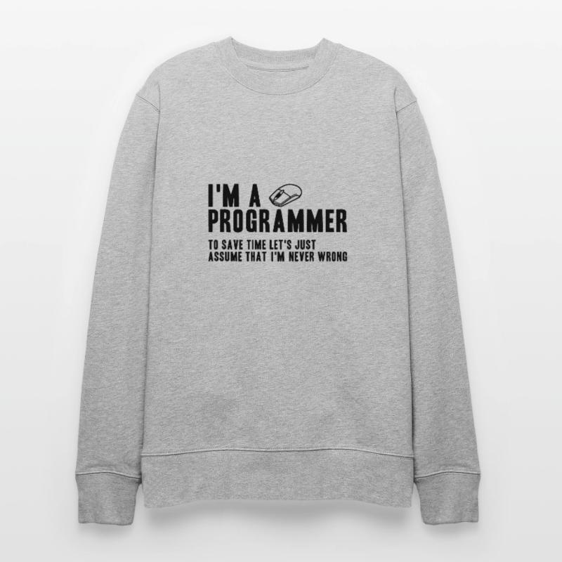 Geschenk für Programmierer Coding Programmer Stanley/Stella Unisex Bio-Sweatshirt CHANGER 