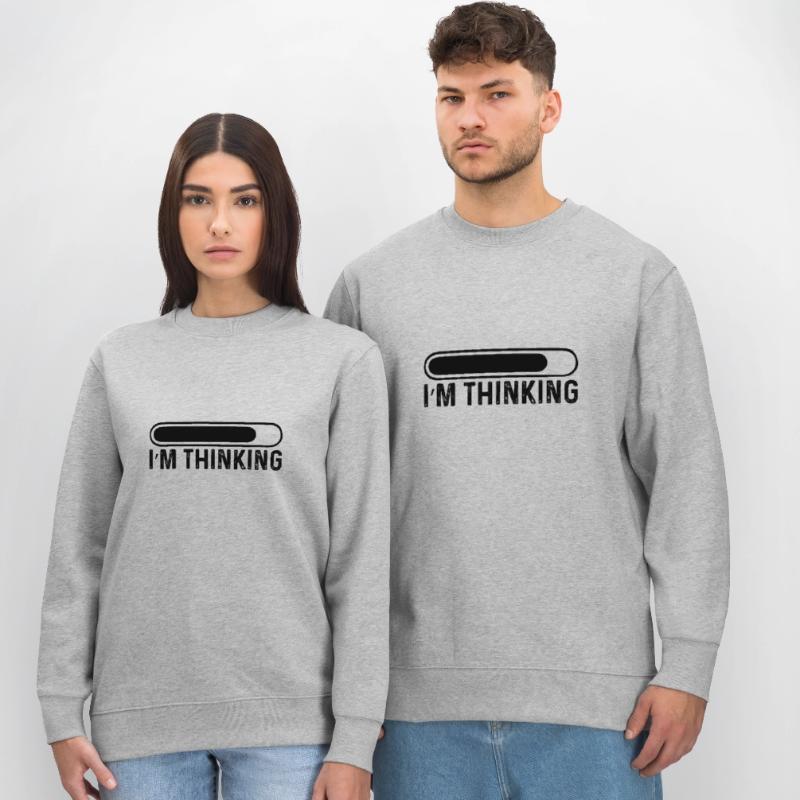 Coding Nerd Gamer I'm Thinking Programmer Stanley/Stella CHANGER Unisex Organic Sweatshirt