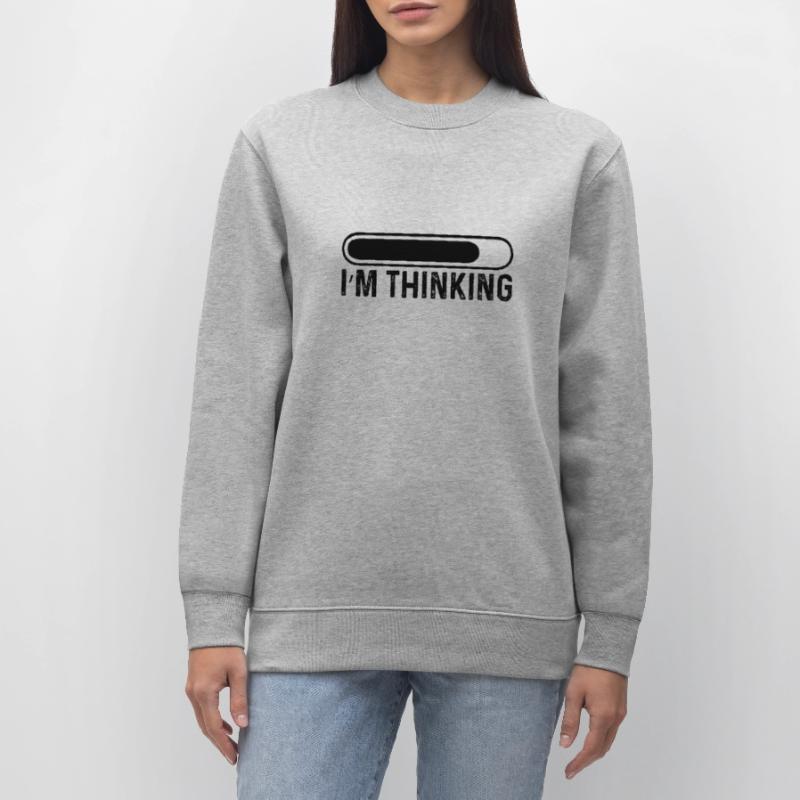 Coding Nerd Gamer I'm Thinking Programmer Stanley/Stella CHANGER Unisex Organic Sweatshirt