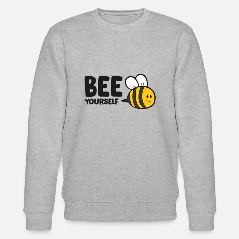 Bee Yourself Love Bee - Sweat bio CHANGER Stanley/Stella Unisexe - gris chiné