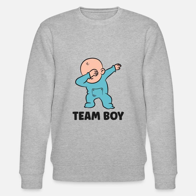 Révélation de genre Team Boy - Sweat bio CHANGER Stanley/Stella Unisexe - gris chiné