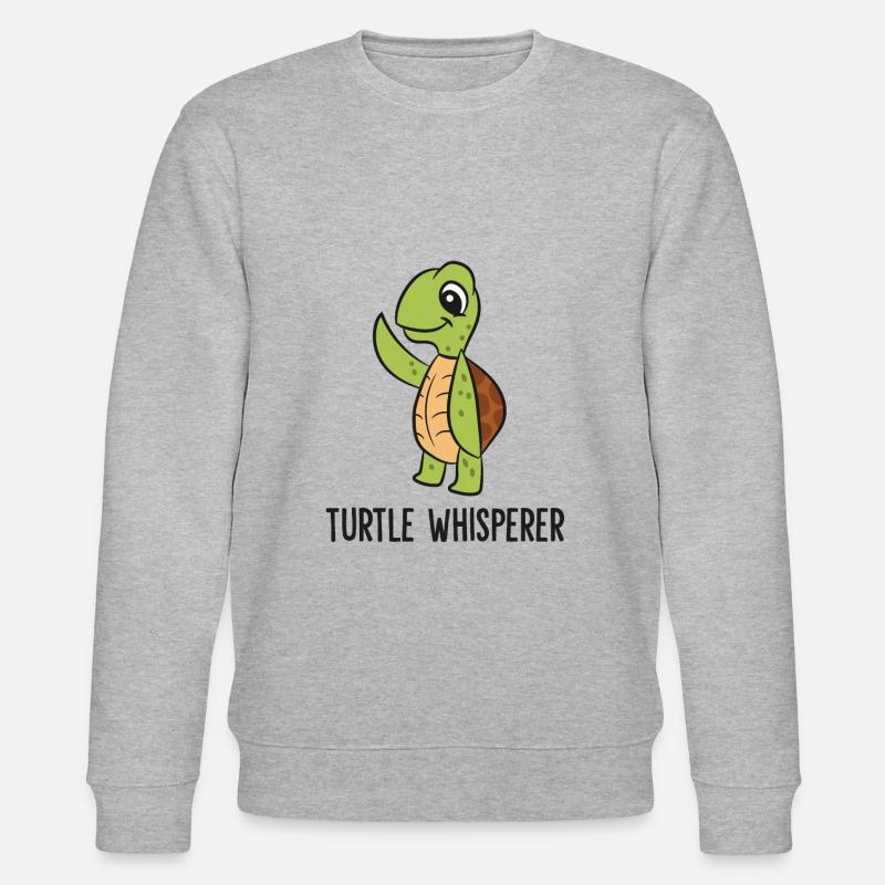 Schildkrötenflüsterer Schildkrötenflüsterer - Stanley/Stella Unisex Bio-Sweatshirt CHANGER - Grau meliert