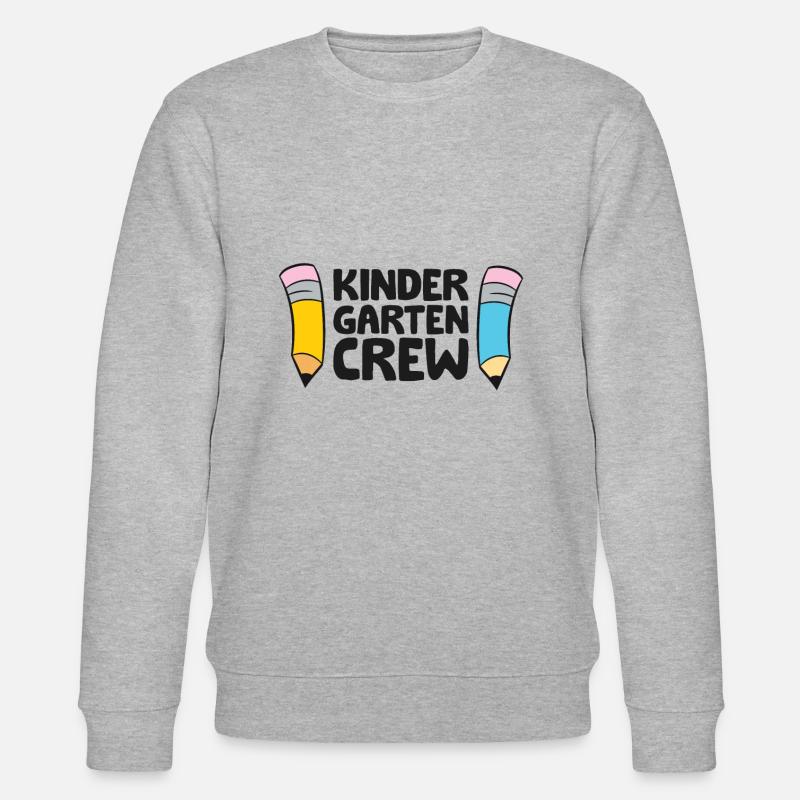 Kindergarten Crew - Stanley/Stella Unisex Bio-Sweatshirt CHANGER  - Grau meliert