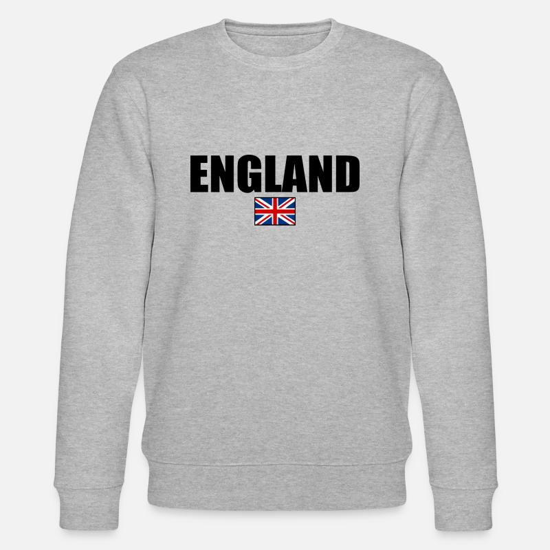 angleterre - Sweat bio CHANGER Stanley/Stella Unisexe - gris chiné