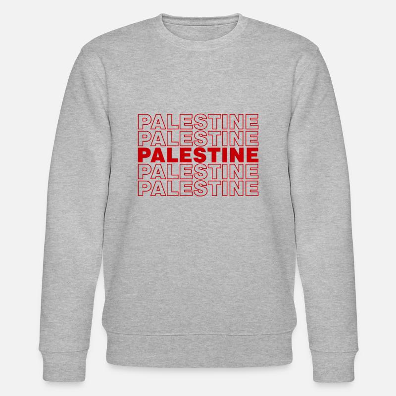 Palästina - Stanley/Stella Unisex Bio-Sweatshirt CHANGER  - Grau meliert