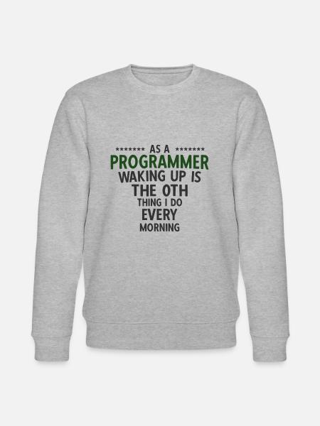 Software Ingenieur Informatiker Programmierer - Stanley/Stella Unisex Bio-Sweatshirt CHANGER - Grau meliert