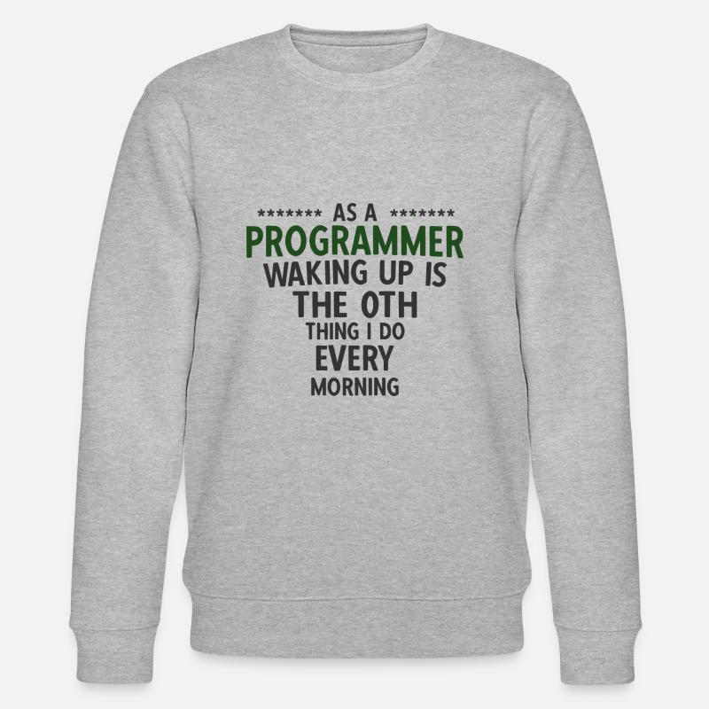Software Ingenieur Informatiker Programmierer - Stanley/Stella Unisex Bio-Sweatshirt CHANGER  - Grau meliert