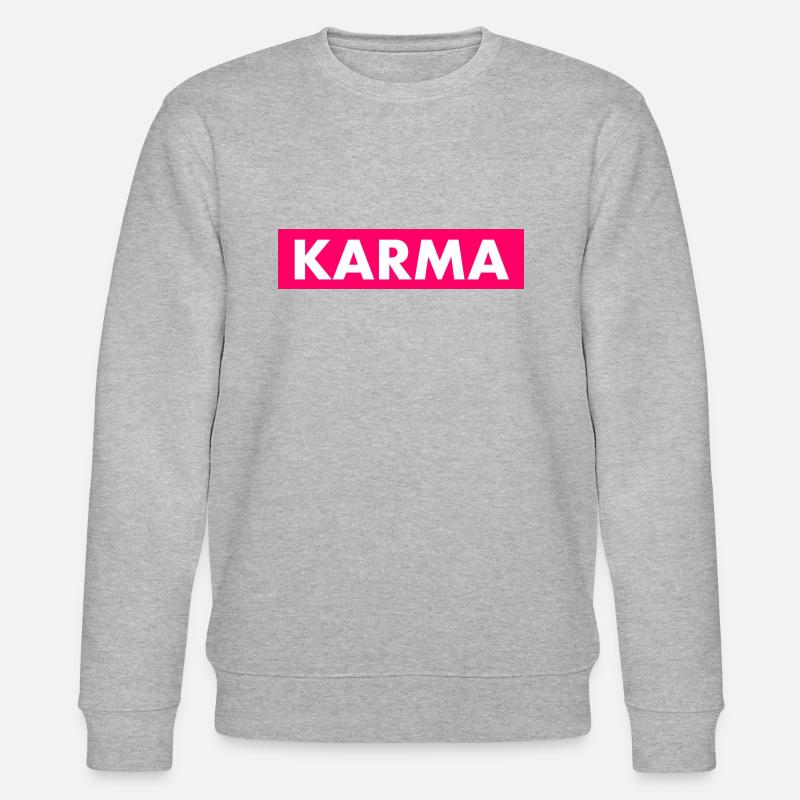 Karma - Stanley/Stella Unisex Bio-Sweatshirt CHANGER  - Grau meliert
