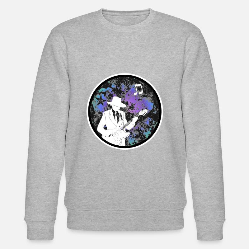 Gitarrist - Stanley/Stella Unisex Bio-Sweatshirt CHANGER  - Grau meliert