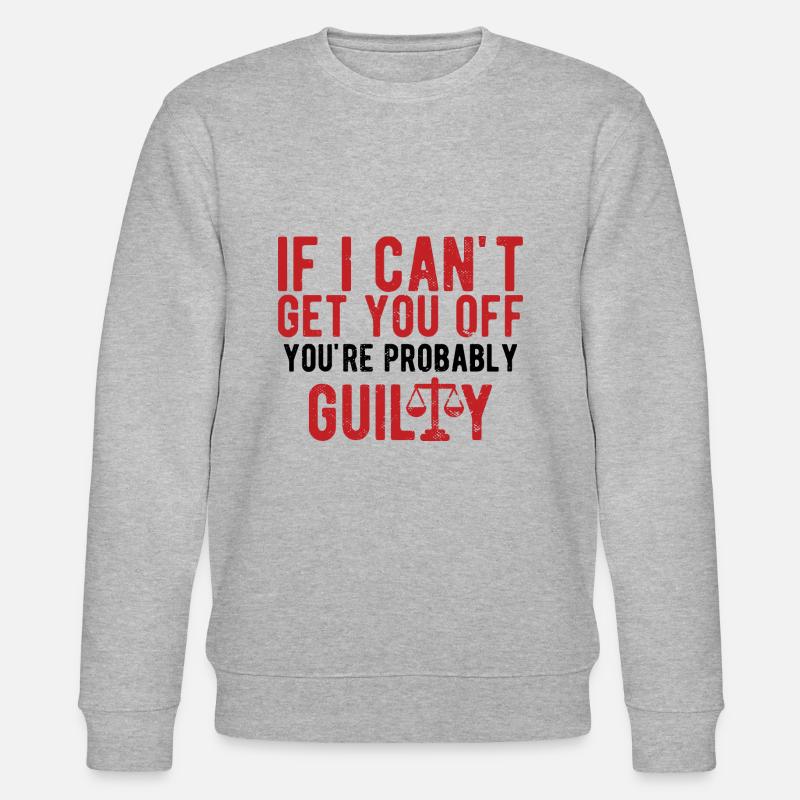 Richter Jurist Anwalt - Stanley/Stella Unisex Bio-Sweatshirt CHANGER - Grau meliert